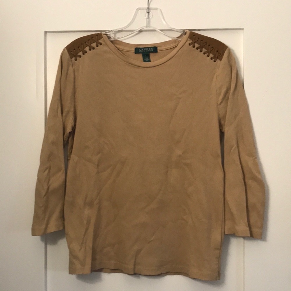 Ralph Lauren Tan shirt